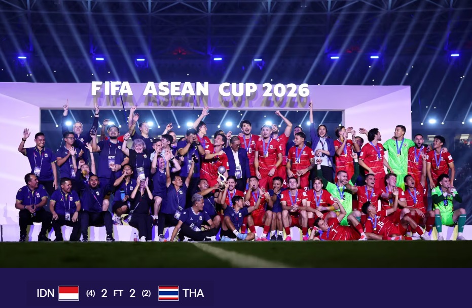 Garuda Angkat Trofi Perdana FIFA ASEAN Cup